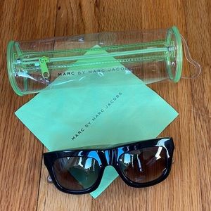 Marc by Marc Jacobs Black Green Sunglasses